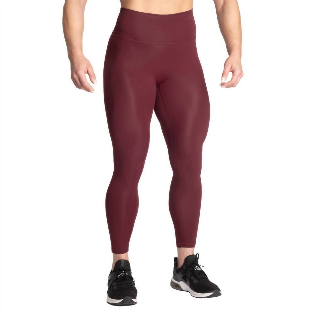 NEW BETTER BODIES women's core legging v2 in maroon